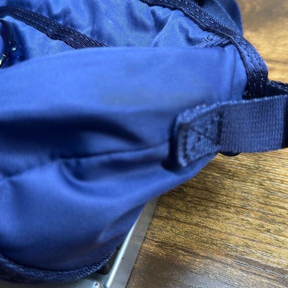 Kipling Small Crossbody Bag Blue Purple with Monkey Key Chain - Picture 13 of 13